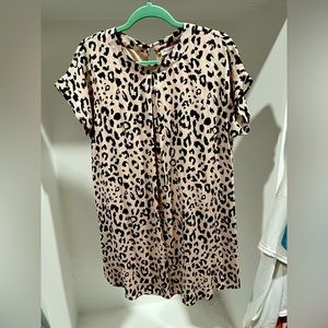 Leopard print dress